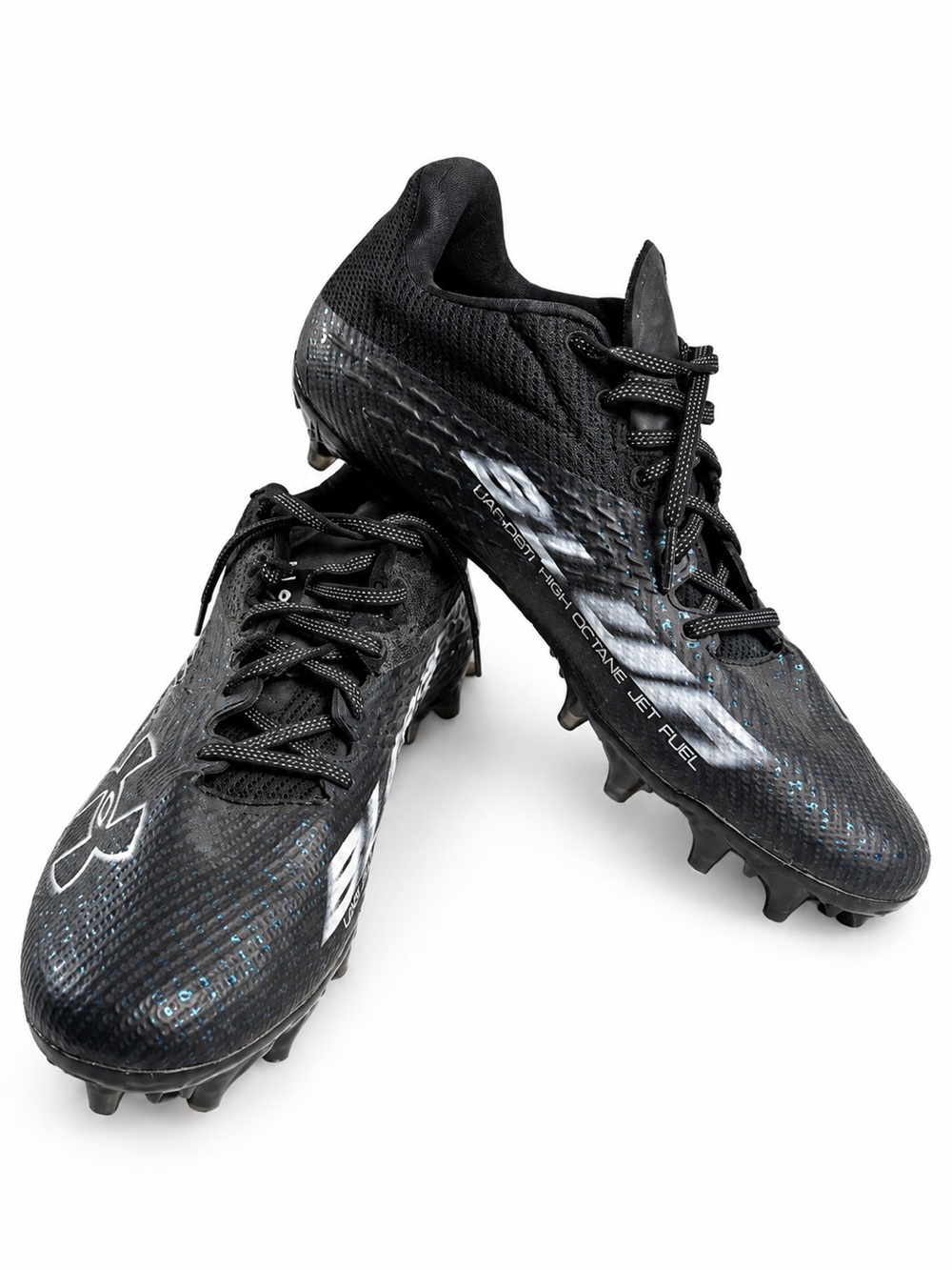 Under Armour Spotlight High Octane Jet Fuel Soccer Cleats Black Size 10